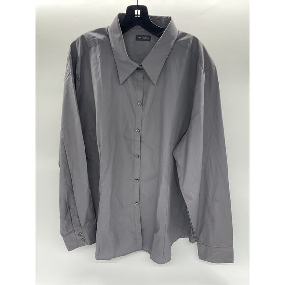 Van Heusen Women’s Button-up Dress Shirt - Size 24-26/3XL - Picture 1 of 6